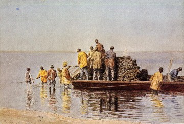  net Canvas - Taking up the Net Realism Thomas Eakins
